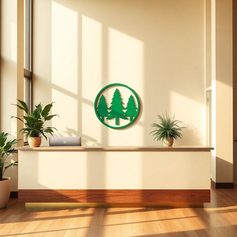 Cream-walled gym reception desk with the House of Boston logo on the wall